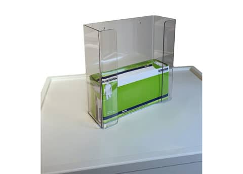 Handskhållare för 2 paket. Transparent akryl | Standard System