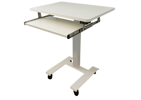 Pulpetbord med tangentbordshylla (höj- & sänkbart bord) - Elektrisk