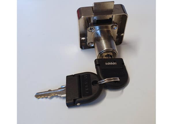 Låshus inkl. cylinder & 2 st nycklar