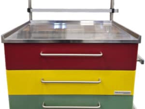 Rostfri topp med 3 kanter